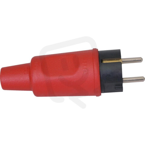 179512005 Rubber grounding-type plug, he