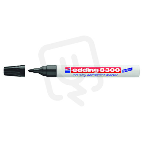 Permanentní pero, průmyslové použití s kulatým hrotem 1,5-3mm EDDING 8300 černá