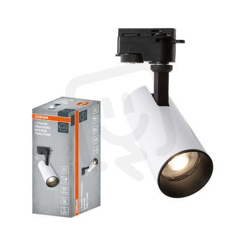 1-Phase Tracking Spot Two-Tone GU10 WHITE AND BLACK OSRAM 4099854598951