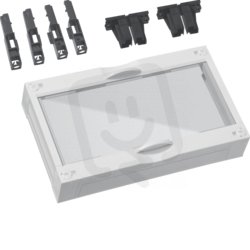 univers N 1600 A-SD 150x250mm transparentní kryt HAGER UC11BAKL