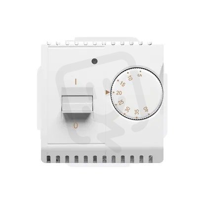 Univerzální otočný termostat, vestavěný senzor, 16A, 230V~, bílá BMRT10W.02/11