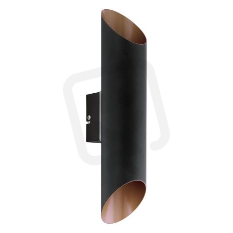 Nástěnné svítidlo AGOLADA LED černá/měď 7,4W IP44 EGLO 94804
