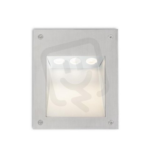 AKORD zápustná do stěny nerezová ocel 230V LED 3W IP65 3000K RENDL R10546