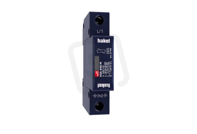 Svodič rázového přepětí HSA-440 M SPD typ 2+3 HAKEL 27188