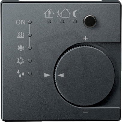 KNX řídicí modul pokojové teploty, Antracit, System M SCHNEIDER MTN616814
