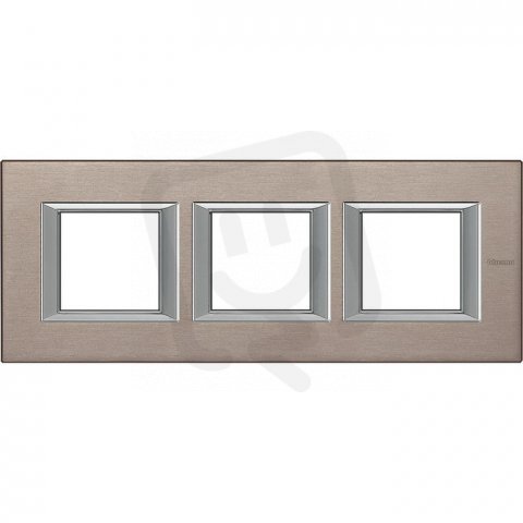 Legrand HA4802M3HNX BTAX Rámeček2+2+2 HOR. TITAN BROU