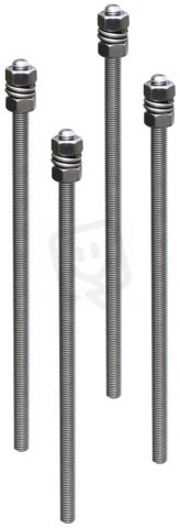 Sada závitových tyčí 4x M16x520mm