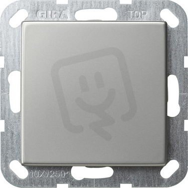Tlačítkový křížový spínač System 55 nerez GIRA 0127600