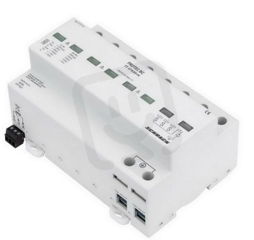 Svodič přepětí PROTEC BC TT 275/25, pomocný kontakt SCHRACK IS211311-A