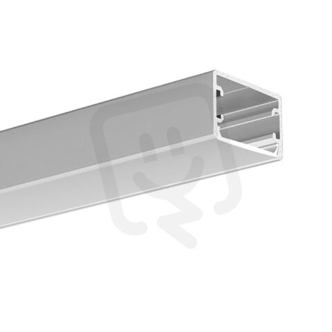 LED hliníkový profil KLUŚ GLAZA-LL stříbrná 1m /C2627_1m/ ALUMIA A02627A_1