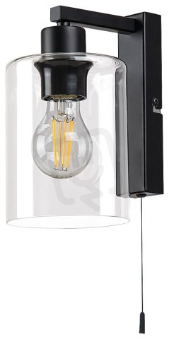 Miroslaw E27 1x 40W IP20 matná černá RABALUX 5077