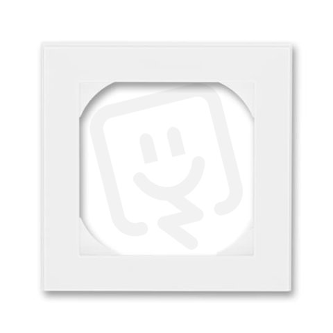 LEVIT Jednorámeček s otvorem 55x55 bílá/bílá ABB 3901H-A05510 03