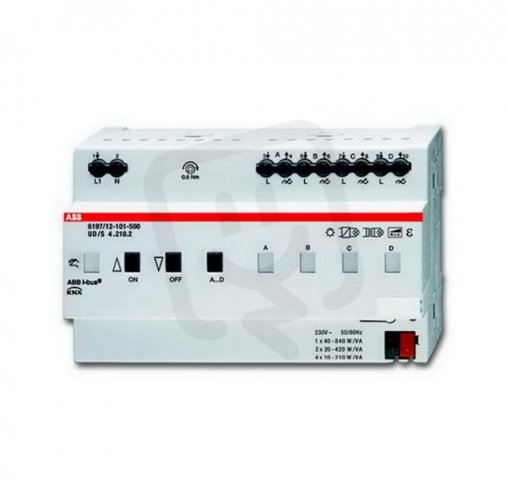 ABB Abb I-Bus Knx 6197-0-0036 Stmívací akční člen 4x 210 až 1x 840 W/VˇA
