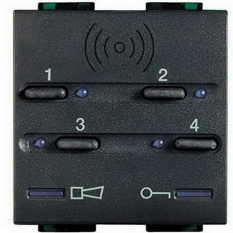 Legrand L4607/4 BTLV MAG.ČTEČKA,4 SCÉN