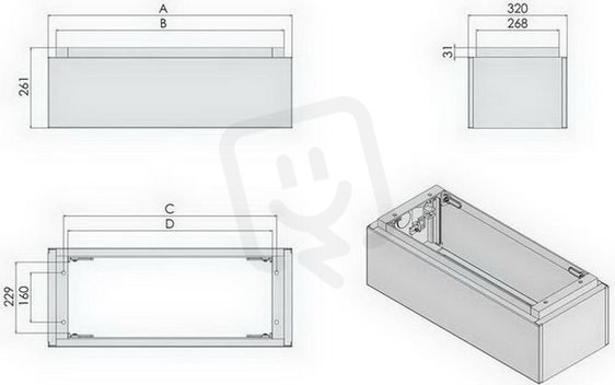 Prodloužovací část KVR-PE 00, použití s KVR-P 00, pro KVR 00 ETI 001601620