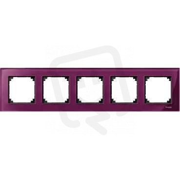Schneider MTN4050-3206 Rámeček 5násobný M-Elegance Ruby Red