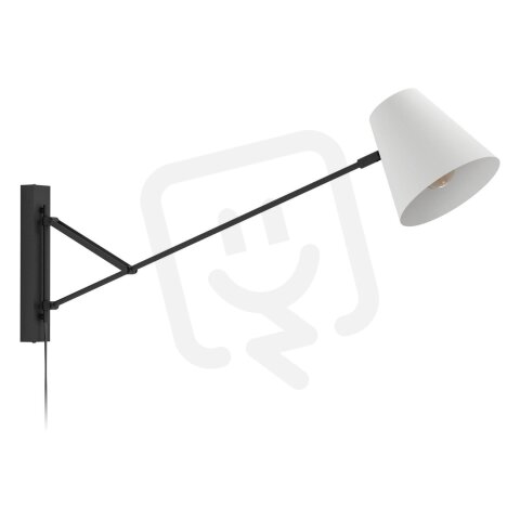 Nástěnné svítidlo FORCADET E27 černá/šedá 1X40W IP20 EGLO 900865