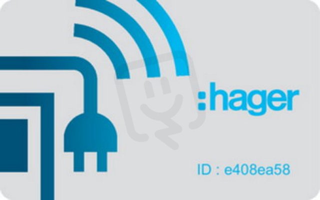Sada 20 ks přístupových uživatelských wifi hotspot karet RFID HAGER XEVA420