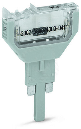 Zásuvný modul pro základní svorky 2pól. šedá WAGO 2002-800/1000-411