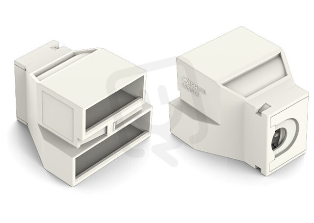 Pouzdra s odlehčením tahu 7pól. se zajišťovací sponou bílá WAGO 770-517/047-000