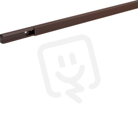 Kabelový kanál LF 20x20 mm s víkem, PVC, hnědá TEHALIT LF2002008014