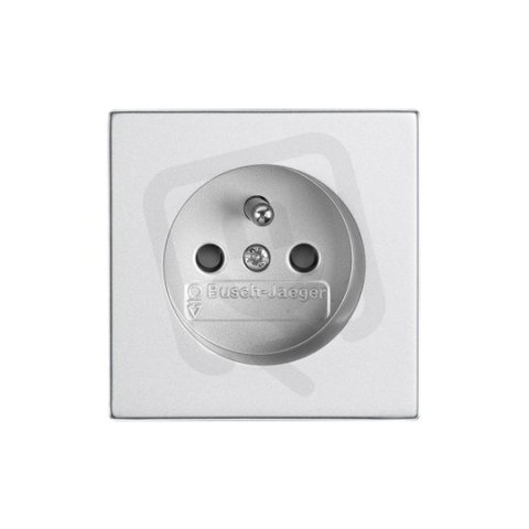 ABB FUTURE LINEAR Zásuvka s ochr. kolíkem hliníková stříbrná 5519B-A0235783