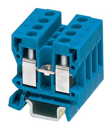 MBK 2,5/E BU Průchozí miniaturní svornice 1414019