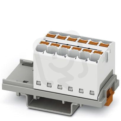 PTFIX 12X4-NS35 WH Blok rozvodek 3273560