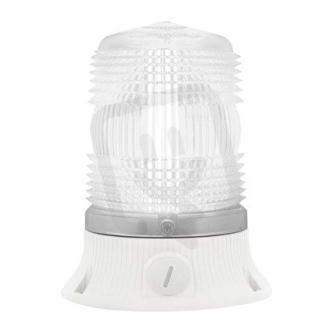 Maják LED MINIFLASH LED SLR S 12/24V, ACDC, IP54, čirá, světle šedá 66546