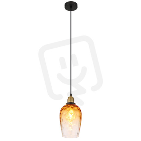 Závěsné svítidlo SALVY černá 1x60W E27 IP20 GLOBO 15786H2