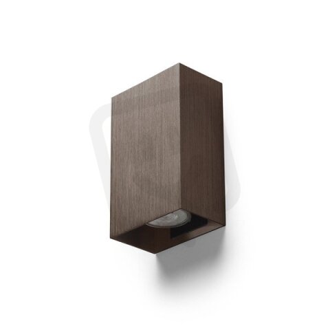 CAPRI RC nástěnná česaný bronz 230V GU10 2x9W RENDL R14418