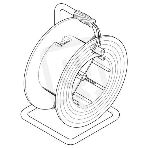 Prázdný kabelový buben ROLLER 330 standardní SCAME SC92062