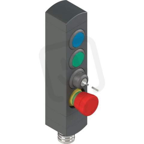 Ovládací jednotka BN 4 prvky (konfigurace A55) IP65 PIZZATO BNAC4ZA55