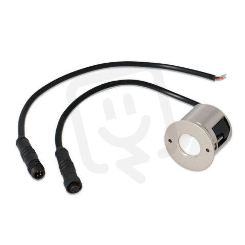 LED světlo do zábradlí, d37x29 mm, 2 W, RGB, 24 VDC, IP67, 90° asymetrické