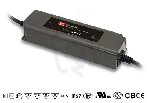 Napájecí zdroj pro LED 120W 42V 2900mA MEAN WELL NPF-120-42