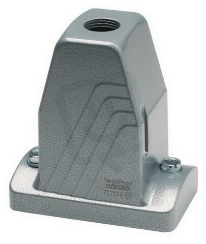 Pouzdro B 6 v: 100mm se šroubovým zajištěním, 1xM20 horní WALTHER 717106OVEM