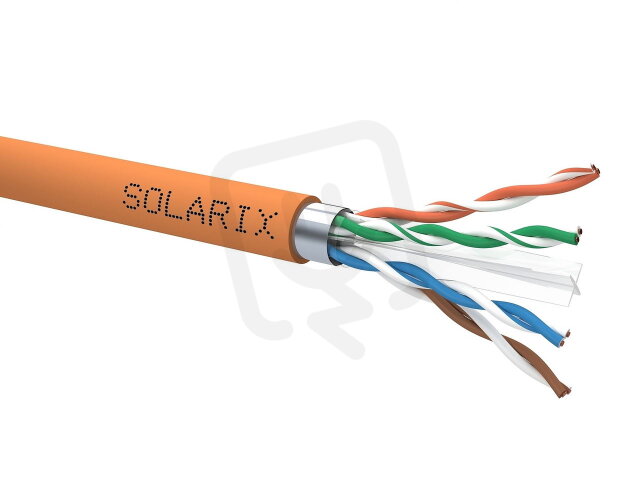Datový kabel UTP cat 6A LSOHF B2ca-s1,d1,a1 drát 500m SOLARIX 26000039