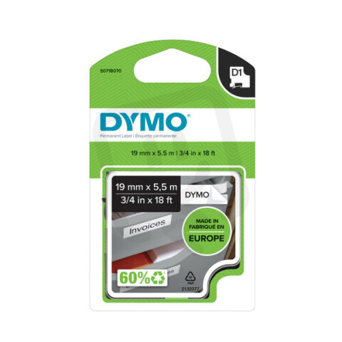 S0718070 16960 DYMO páska D1 permanentní polyesterová šíře 19mm