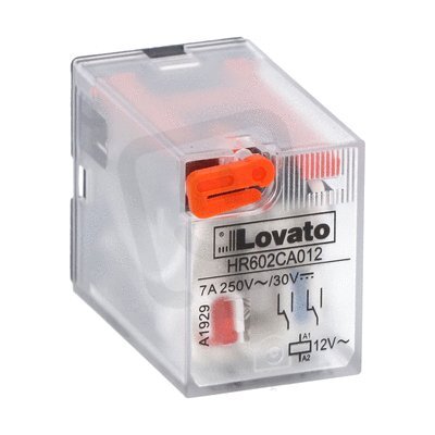 Lovato HR602CA012 Průmyslové relé 2SC 7A 12VAC +LED
