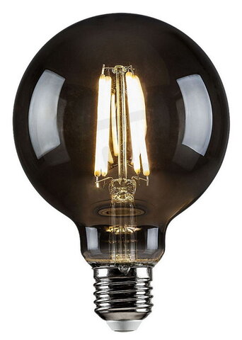 Světelný zdroj Filament LED, E27 G95, 6W, 450lm, 3000K RABALUX 79220