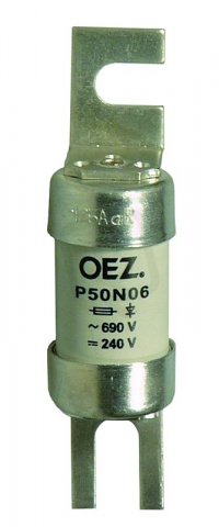 P50N06 80A aR Pojistková vložka,jištění polovodičů AC690V/DC440V OEZ:06613
