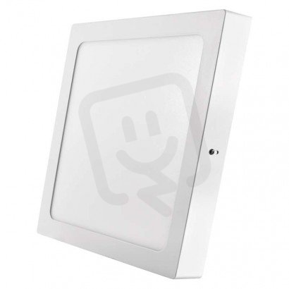LED přisazené svítidlo PROFI, čtvercové, bílé, 24W teplá bílá EMOS ZM6151