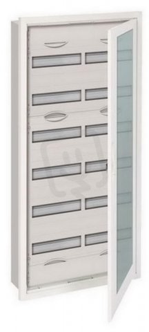 Zapuštěná rozvodnice ABB U72TR6 -144M s průhl. dveřmi