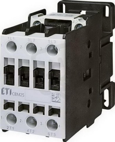 Motorový stykač CEM25.10-400V-50/60Hz, 3p, 3xNO+1xNO,45A/25A ETI 004645124