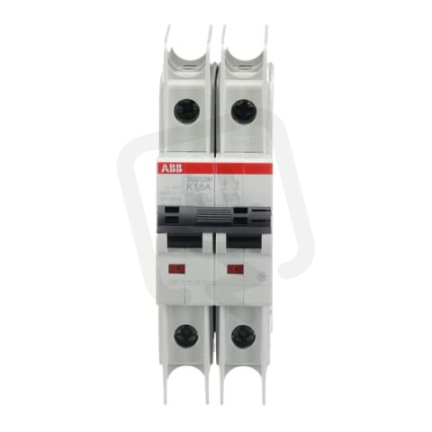 ABB SU202M-K1,6 jistič char. K 10kA 1,6A 2P  dle UL489 a CSA 22.2 No. 5