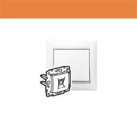 VA BÍLÁ ZÁS. 1XRJ45 UTP CAT5E LEGRAND 774238RD