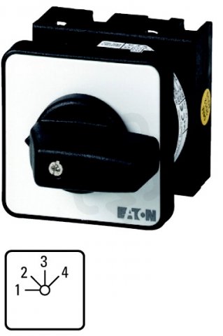 Eaton 11165 Ovládací spínač, 3-pól, 20A T0-2-15004/E