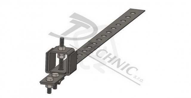 ST 10 pás Svorka na okapové potrubí - 50 - 150 mm DT TECHNIC 103260