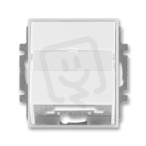 Kryt zásuvky komunikační a USB 5014E-A00100 01 bílá/ledová bílá Element Time ABB