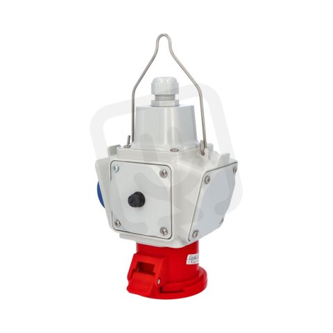 Zásuvkový závěsný box PowerBOX  IP44 1x230V, 1x400V/32/5 FAMATEL pb085